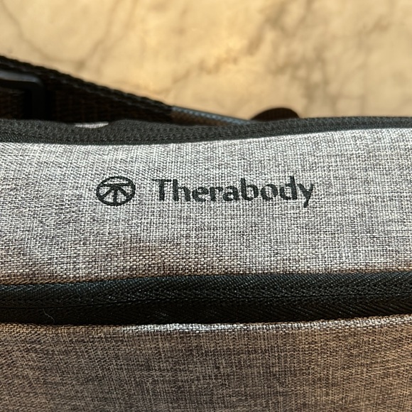 Therabody crossbody bag - filled with amazing travel products. - Picture 2 of 4